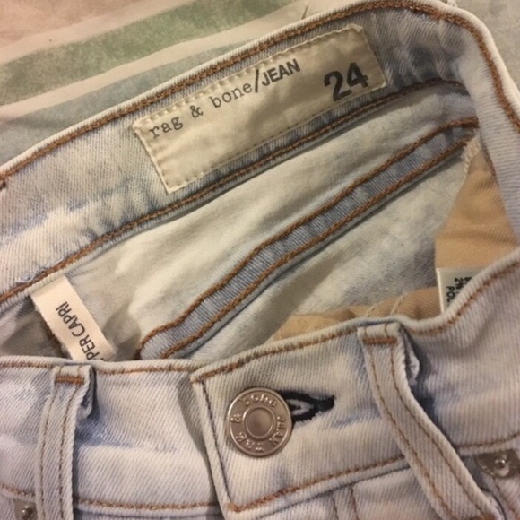 Rag & Bone Zipper Capri Jeans - Picture 4 of 4